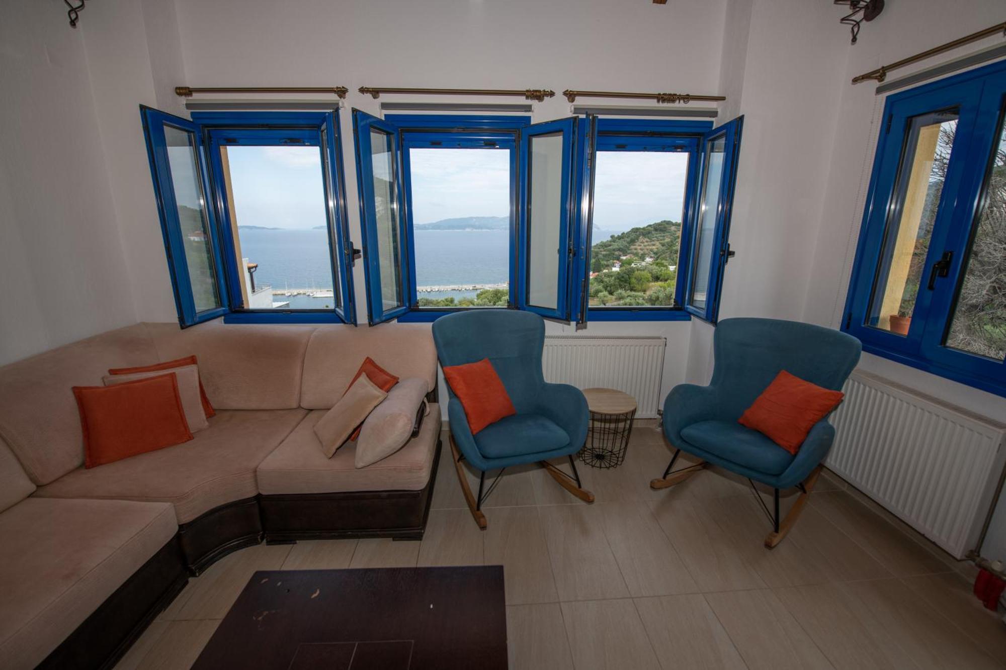 Villa Evmenia Panoramic View & Sea Front Apartments Skopelos Exterior foto