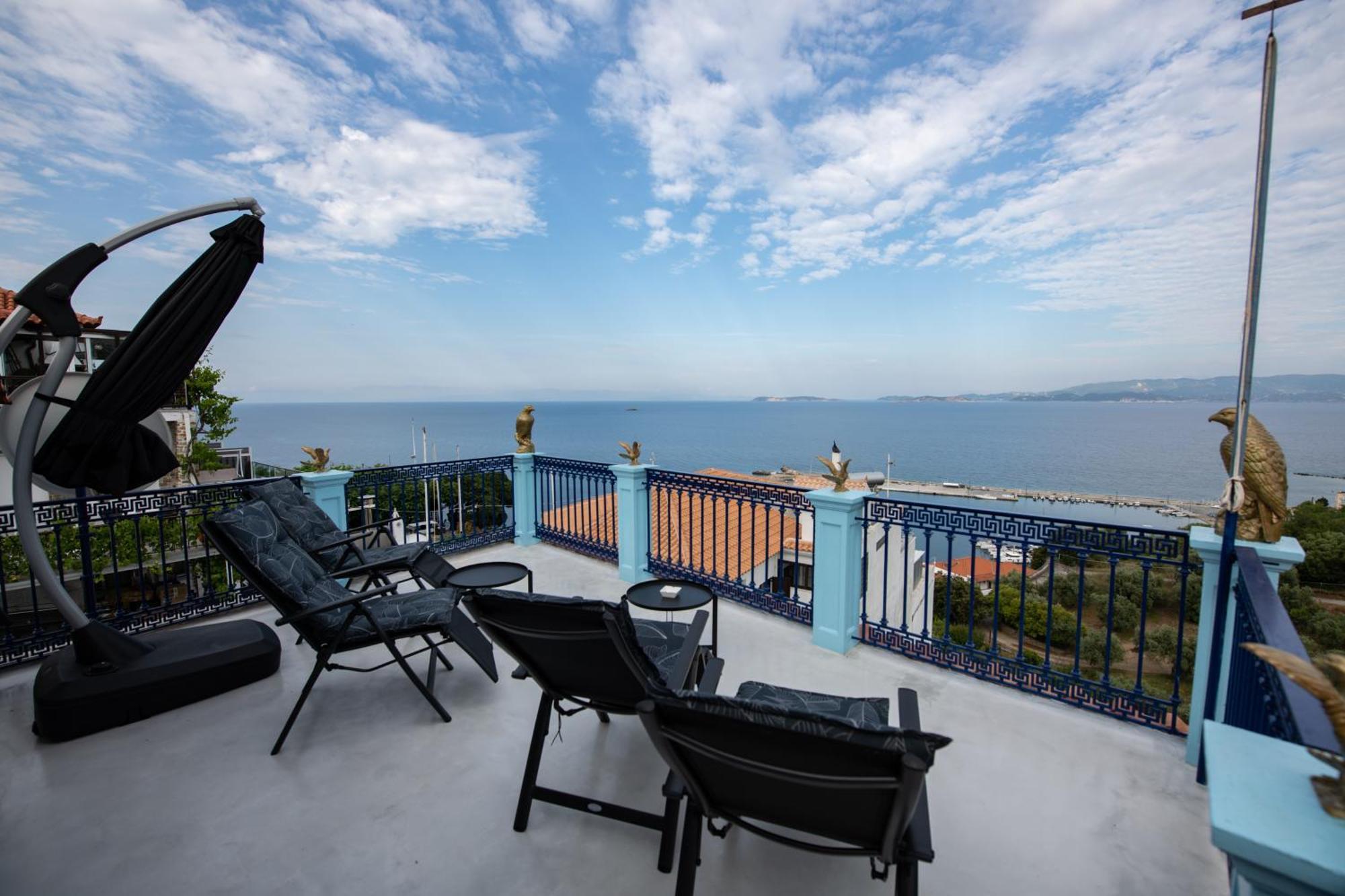 Villa Evmenia Panoramic View & Sea Front Apartments Skopelos Exterior foto